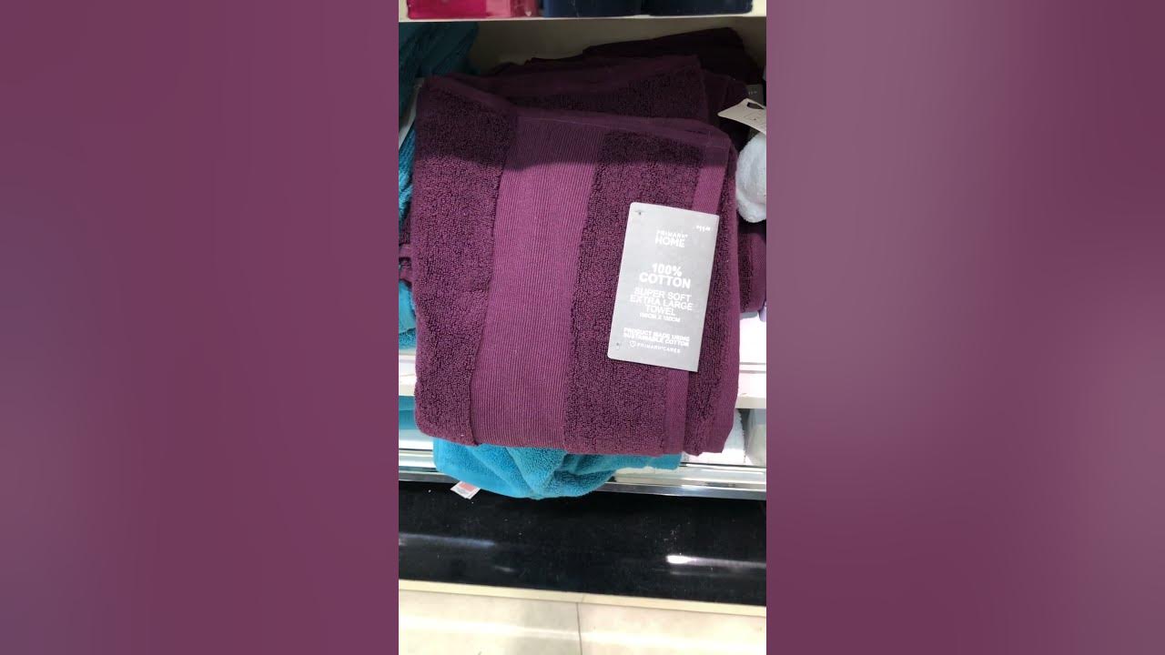 Primark Towel Super Soft 100 Cotton Extra Large June 2023 YouTube