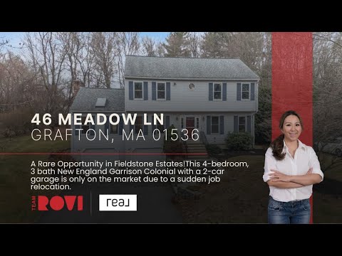 46 Meadow Ln, North Grafton, MA home video tour