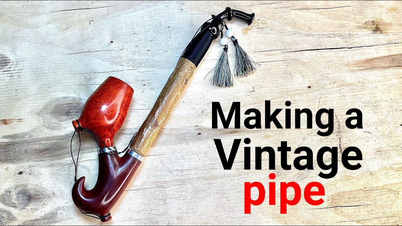Crafting a Vintage-Style Handmade Three-Piece Pipe
