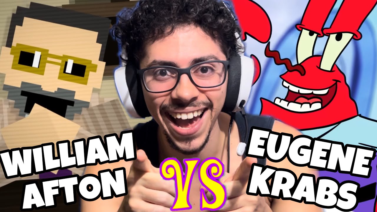 Детоубийца против Скряги | Уильям Афтон против мистера Крабса — РЭП-БИТВА! РЕАКЦИЯ!