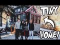 SLEEPOVER IN A TINY HOME!