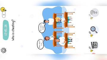 Who is level 28 gameplay walkthrough solution | who is cheating  | Who is? game level