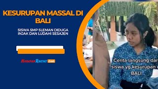 Kesurupan Massal di Bali, Siswa SMP Sleman Diduga Injak dan Ludahi Sesajen