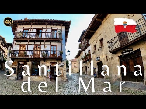 Medieval village walking tour | Santillana del Mar, Cantabria 🇪🇸 SPAIN (4K)