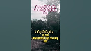 nợ ngân hàng cần bán gấp lô đất vườn giá rẻ để trả nợ