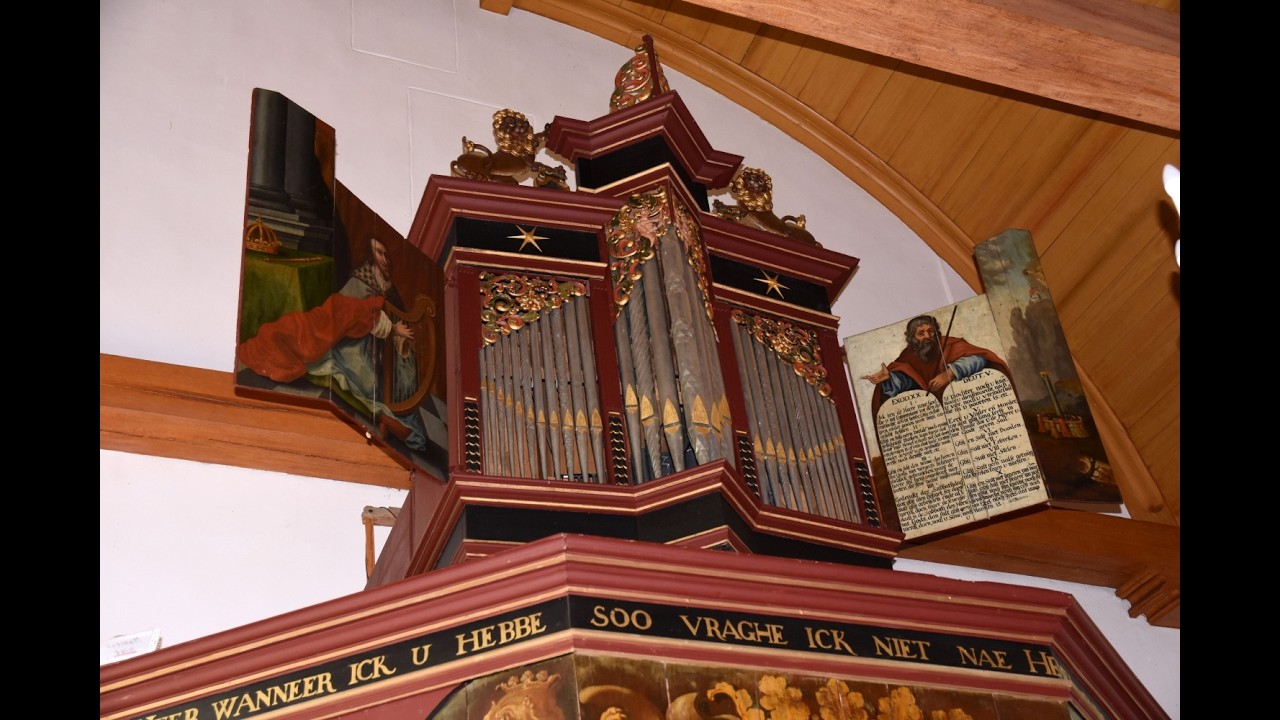 Fried- und Freudenreiche Hinfarth by Buxtehude;  performed by Dale Carr in Midwolde on 18 July, 1987