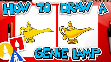 How To Draw A Genie Lamp