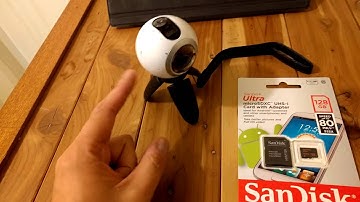 Samsung Gear 360 MicroSD card memory upgrade 128GB