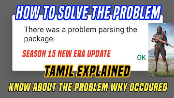 How to Solve Parsing Error !! Why it Occur in Updates ?? Reason is here S15 New Era! Tamil Explained