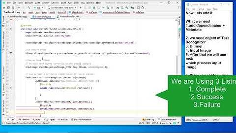 Android Simple Text Recognition Using Bitmap