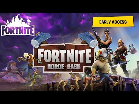 Let&rsquo;s Play Fortnite: Horde bash mode