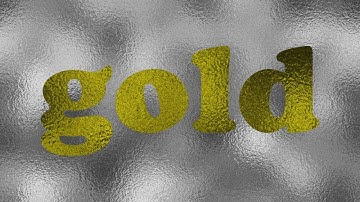 Gold Foil or Gold Leaf Text Effect in Photoshop CC 2017