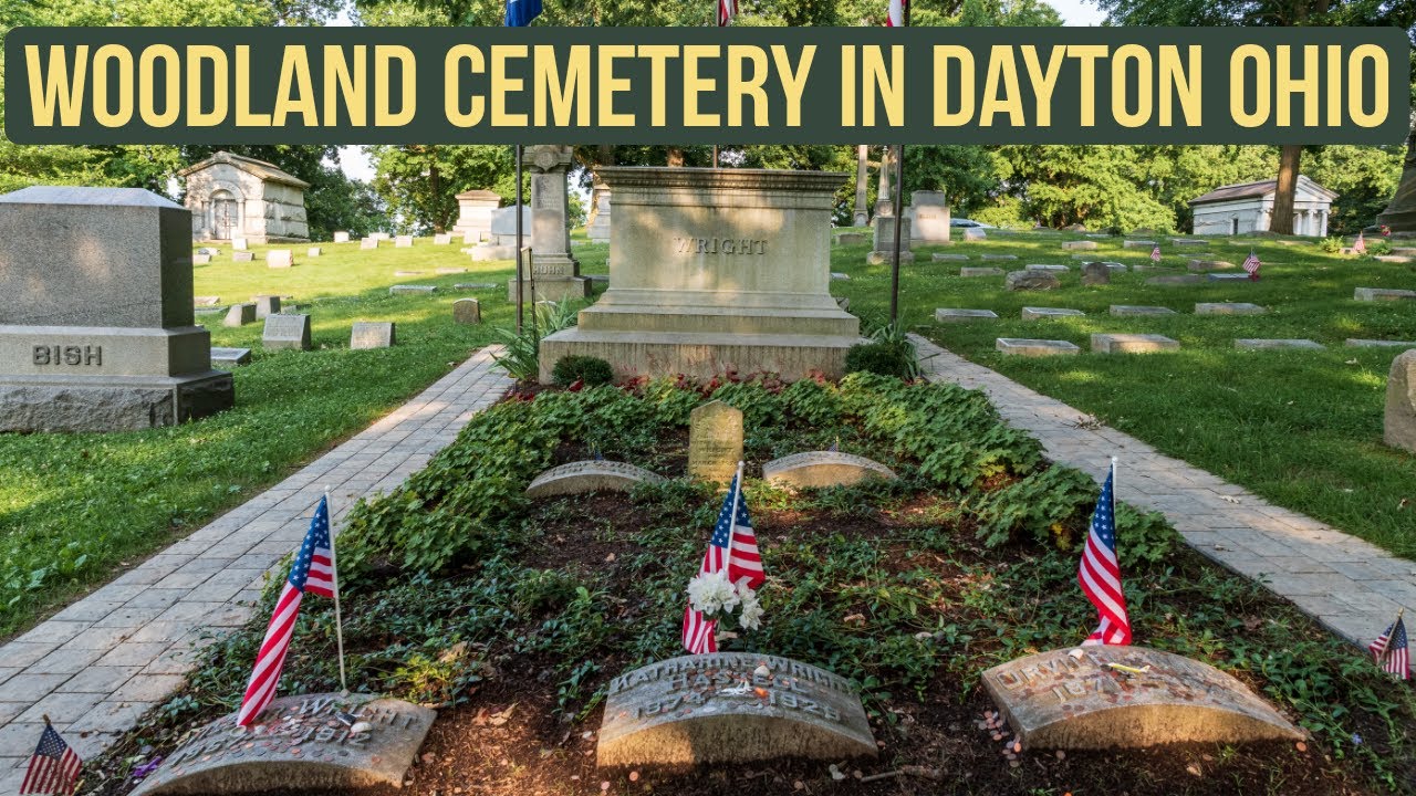 Woodland cemetery and Wright Brothers' graves in Dayton, Ohio