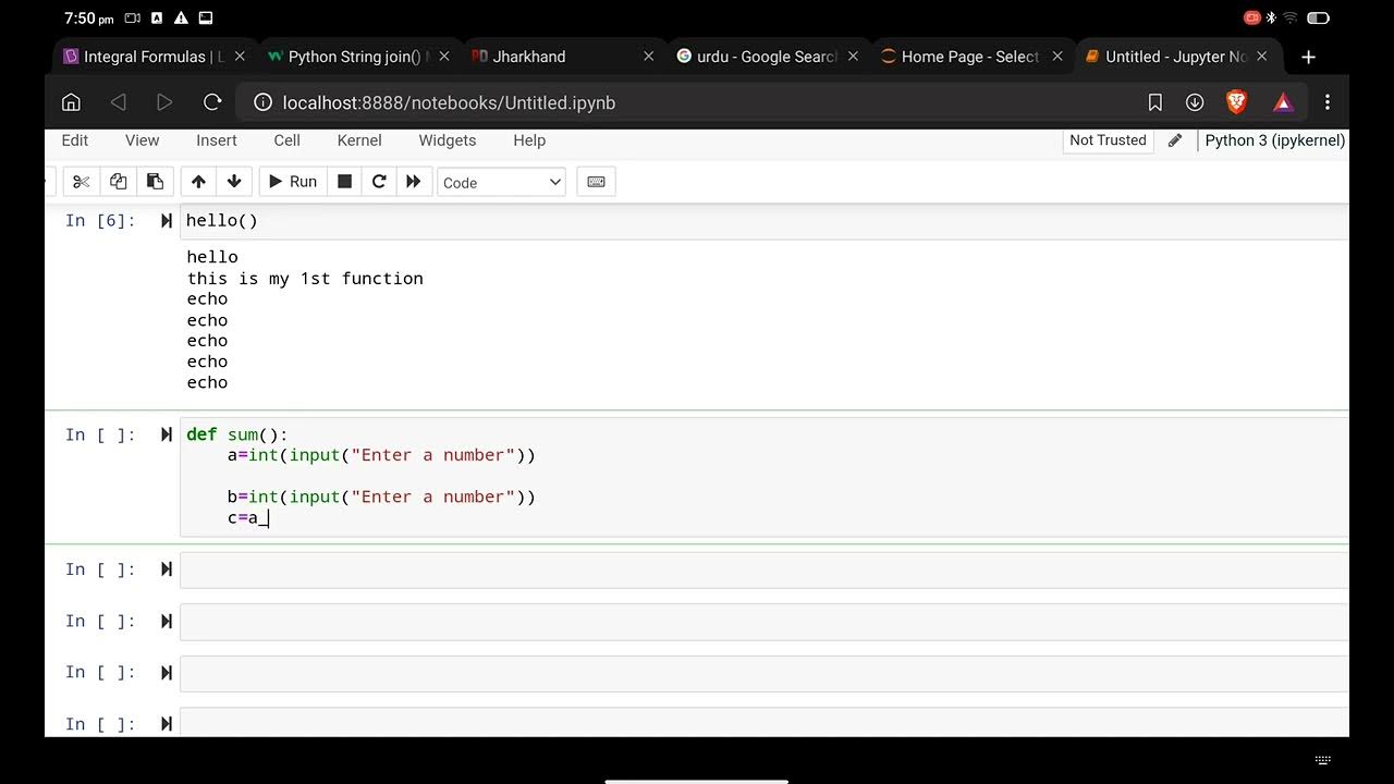 How to make function ( Takes nothing and Return nothing ) - YouTube