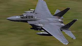 F15 Eagles Pass Through Exit in the Mach-Loop