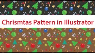 Christmas Pattern in Illustrator