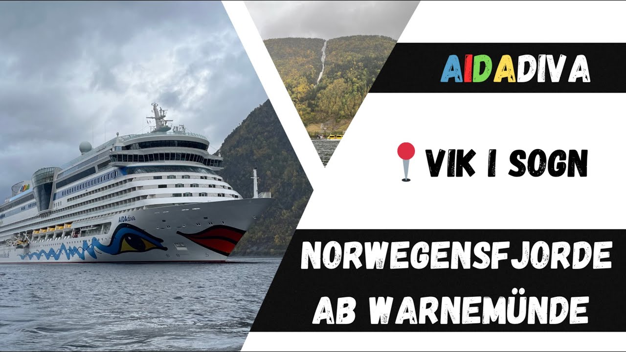 Vik i Sogn mit AIDAdiva ⛰️🛳️ | [Norwegen#5]