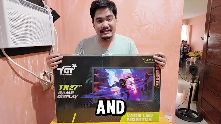 Unboxing the YGT 27" Game Display Monitor! [The Cheapest 27-inch Monitor I can Find!]