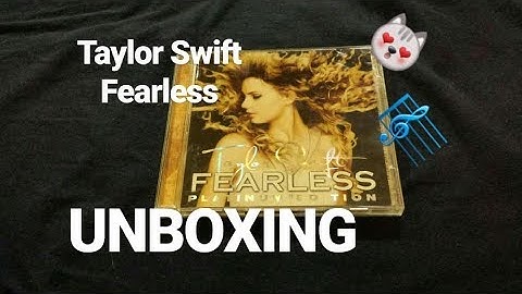 TAYLOR SWIFT FEARLESS (PLATINUM EDITION) | UNBOXING
