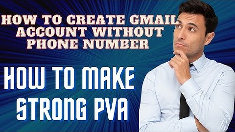 How To Create Gmail Account Without Phone Number For Craigslist!!! How To Make Strong PVA!!#gmail.