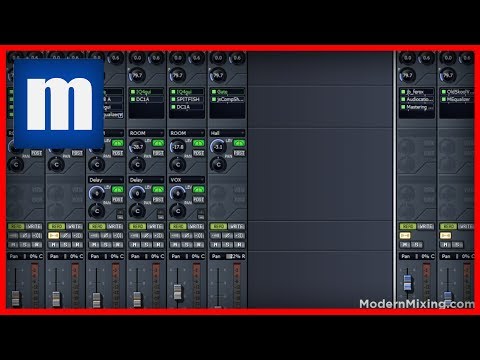How to Mix an Acoustic Song (Session Set Up) [1 of 4] - ModernMixing.com