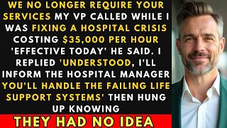 Fired While Fixing $35k/Hour Hospital Crisis. I Said 'Handle It Yourself.' They Couldn't.