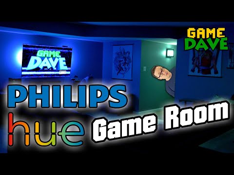 Philips Hue Game Room Lighting | Game Dave