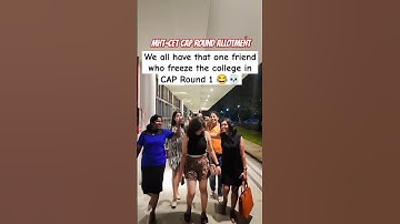 MHT CET CAP Round Allotment | mhtcet 2023 update 😂🥶 #shorts #capround #mhtcet #memes