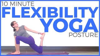 This quick yoga for flexibility & posture back bends hip flexors
routine is a great warm up, or daily exercise, that will improve your
backbending yog...