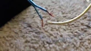 Convert speaker wire to AUX