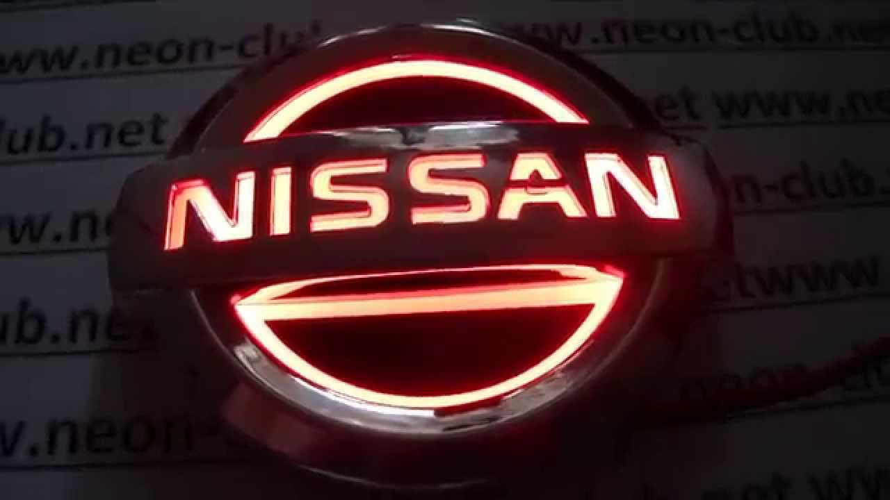 car badge 5d emblem light nissan tiida x trail geniss nissan altima light up emblem