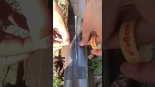 Train Vs Long Nail | Train Tier Puncture #challenge #railway #railroad #train #railwayline #Doanyway