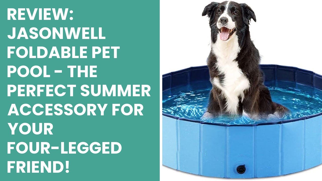 Review: Jasonwell Foldable Pet Pool - The Perfect Summer Accessory for Your Four-Legged Friend!