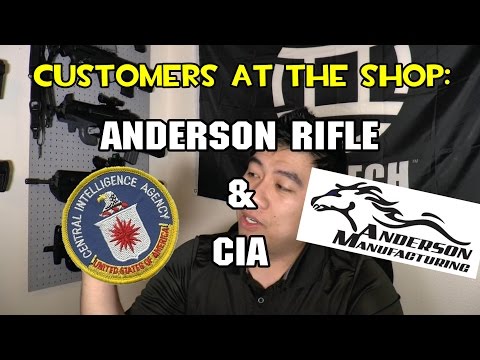 Customers in the Shop: CIA & Anderson Rifles