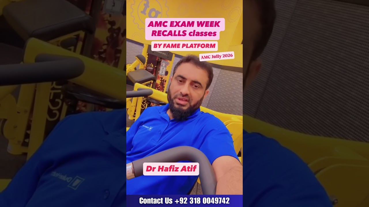 AMC-1 Exam Week Recalls 2026 Daily Classes By FAME Platform