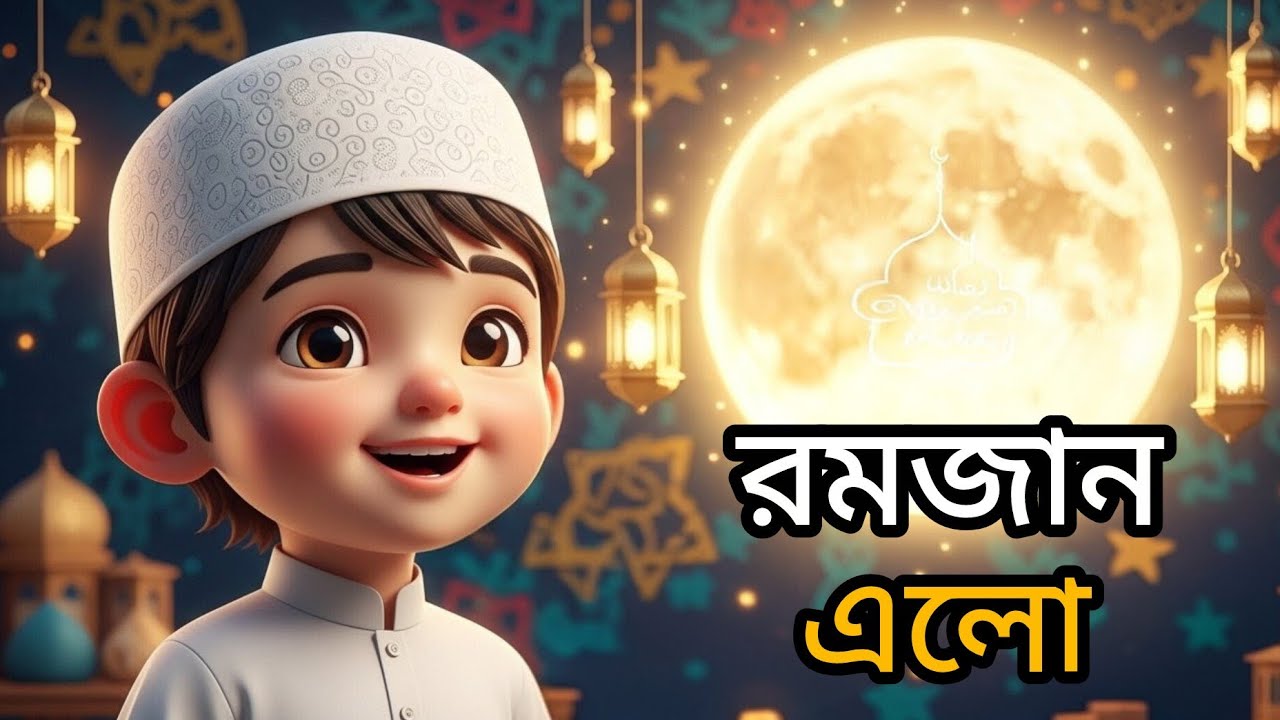 রমজান এলো | Kids Ramadan Song | Islamic Gojol For Children | Bangla Ramadan Song | Rhymes | Nasheed 