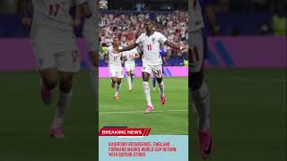 Rashford Resurgence England Forward Marks World Cup Return with Superb Strike