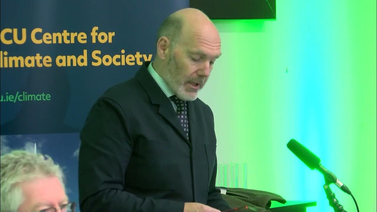 Opening Remarks by Dr David Robbins, DCU Centre for Climate and Society 2023 conference YouTube