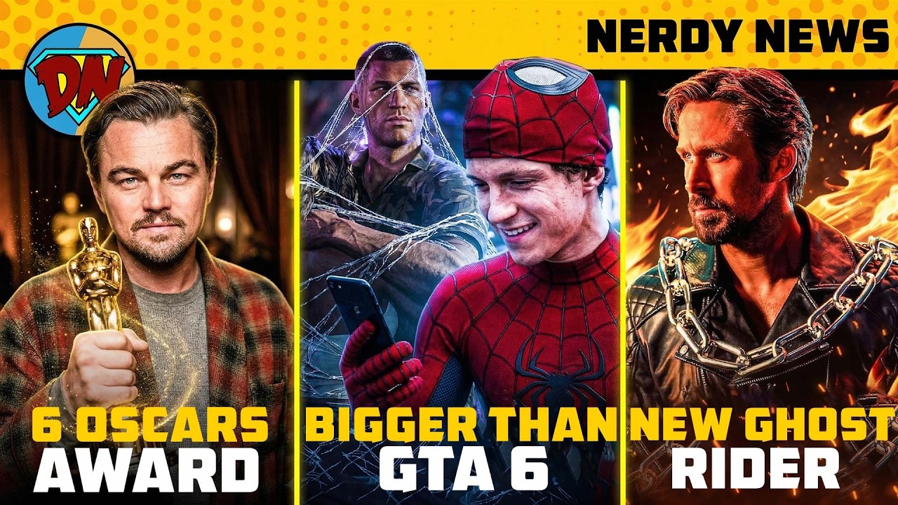 Spiderman Trailer Breaks Record, Ghost Rider Update, New Marvel Movies | Nerdy News 408