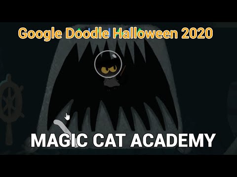 Jogos conhecidos do Google Doodle  Magic cat academy, Cats academy, Magic  cat