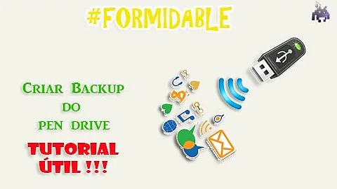 Como criar uma imagem do pendrive?