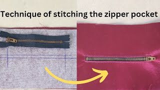 how to sew a zipper pocket | stitching tips and tricks for beginners #how #sewing #stitching #tricks by SimpleSkills 434 views 5 months ago 7 minutes, 38 seconds