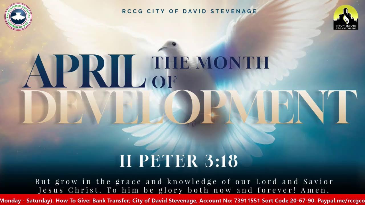 Thanksgiving Service | 06.04.2025 | RCCG City of David Stevenage