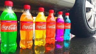 Crushing Crunchy & Soft Things by Car! EXPERIMENT Car vs GREEN JELLY & FOOD
