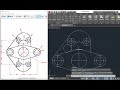 AutoCAD Line Circle Center points Trim Tangent Mirror Dimensions layers Commands AutoCAD