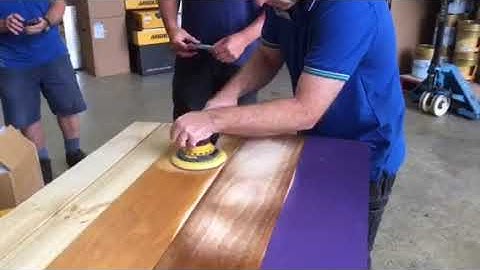 How to use a Mirka Deros Sander