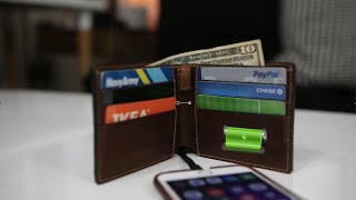 Nomad Charging Wallet Horween Leather & iPhone 6s Plus Case