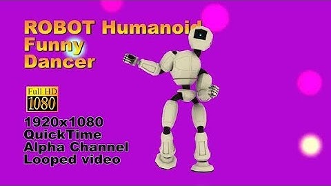 Sport Dancing Robot Person | Motion Graphics - Videohive template