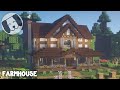 Minecraft : Farm House Tutorial!