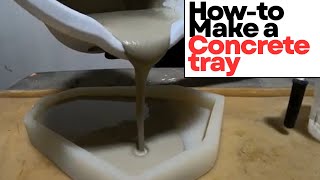 🤔HOW TO MAKE A CEMENT TRAY - FUN DIY PROJECT⛏️